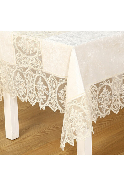 Fulya Velvet Tablecloth - 5