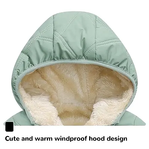 Fumdonnie Baby girls winter coats toddler outerwear snow jackets infant boys warm clothes - 2