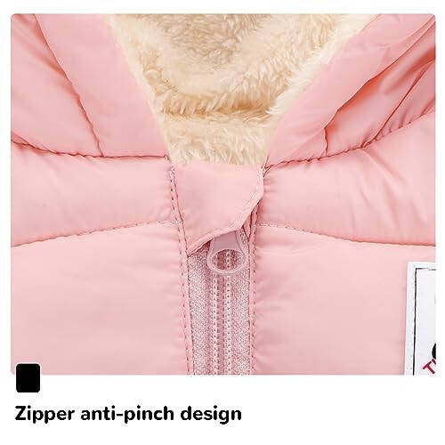 Fumdonnie Newborn Baby Girls Fleece Outerwear Jacket Toddler Winter Coat Infant Clothes - 3