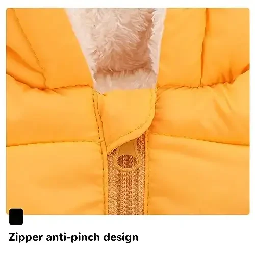 Fumdonnie Yangi tug'ilgan chaqaloq qizlar jun ustki kiyim kurtkasi Toddler qishki palto chaqaloq kiyimlari - 3