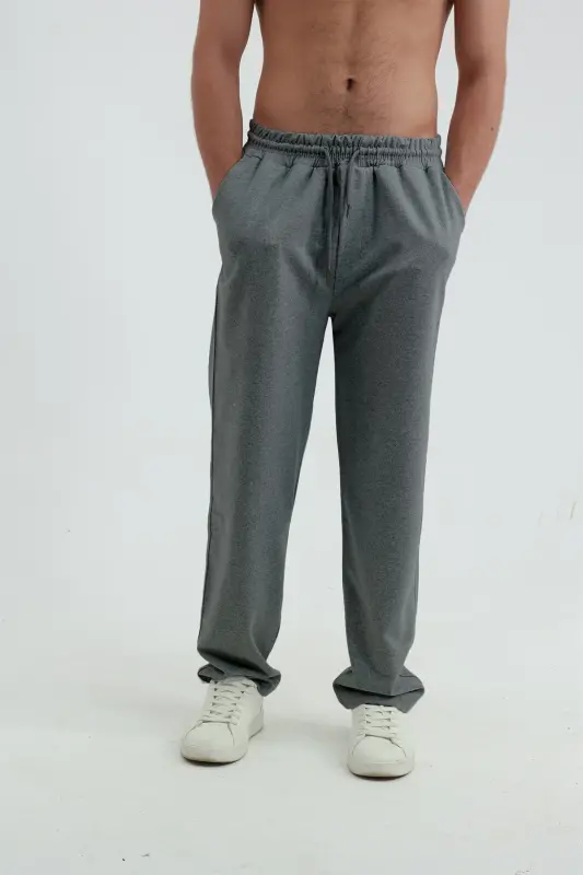 Füme Baggy sport shim, 2 ip keng ishton to'liq bichim-füme - 5