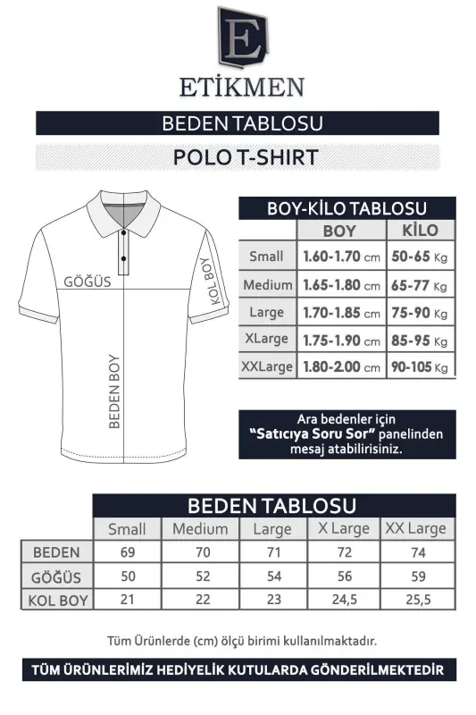 Füme Yaka Desenli Erkek Polo Yaka Tişört-Füme - 5