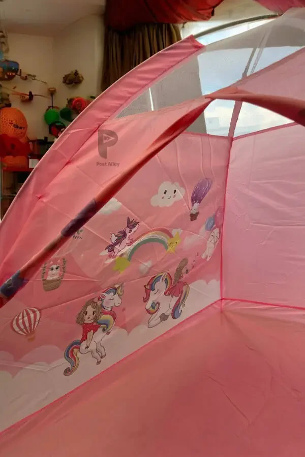 Fun & Safe Easy Setup Girl Play Tent 120x120x90 Cm / Pink - 6
