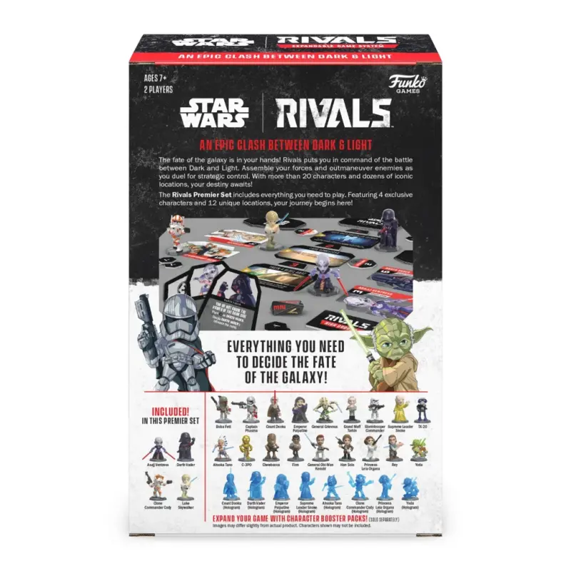 Funko Star Wars Rivals Kengaytiriluvchi Karta O'yini, Premer To'plam Ikki O'yinchi Kengaytiriluvchi O'yin Tizimi - 1