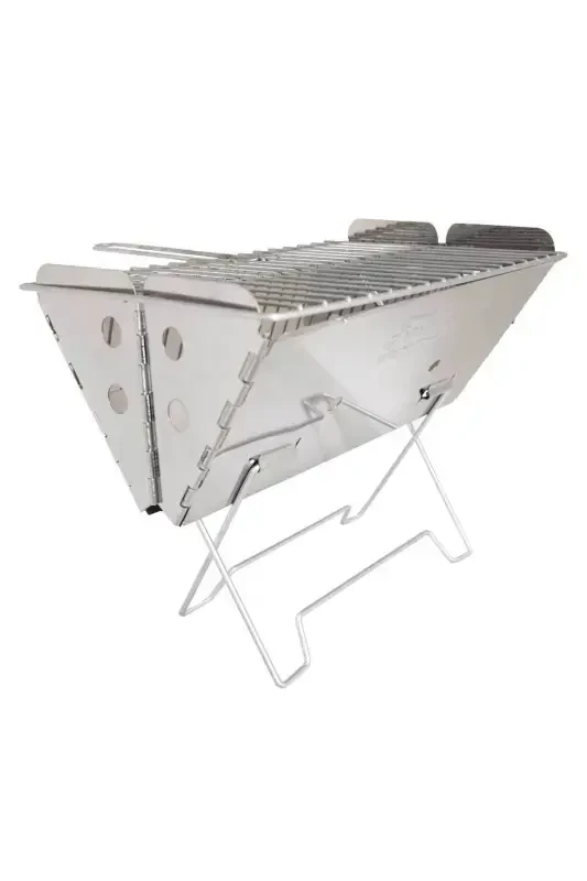 Funky Chaırs Stainless Steel Folding Camping and Picnic Grill - 2
