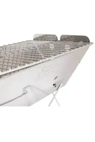 Funky Chaırs Stainless Steel Folding Camping and Picnic Grill - 4