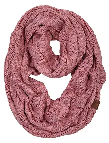 Funky Junque Infinity Scarf for Women – Oversized Chunky Winter Scarf, Colorful Fall Scarves, Soft Sweater Wrap Cozy Style - FUNKY
