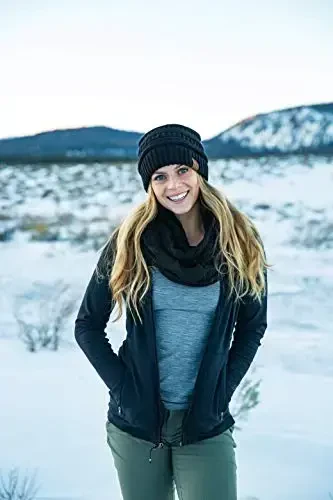 Funky Junque Infinity Scarf Ayollar Qishki Kabel Trikotaj Doira O'rami - Onalar kuni sovg'asi - 6