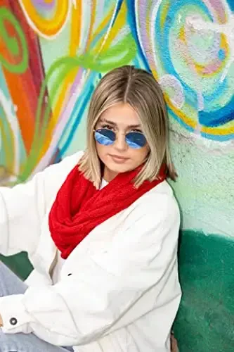 Funky Junque Infinity Scarf Ayollar Qishki Kabel Trikotaj Doira O'rash - Onalar kuni uchun sovg'a - 3