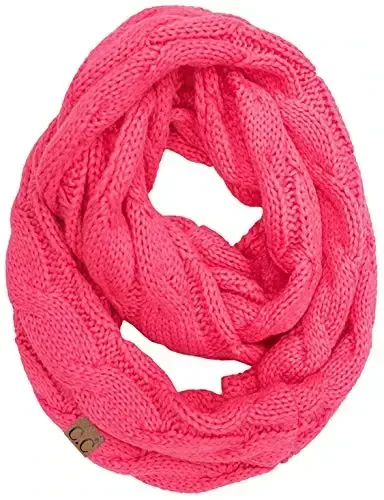 Funky Junque Infinity Scarf for Women – Oversized Chunky Winter Scarf, Colorful Fall Scarves, Soft Sweater Wrap Cozy Style - FUNKY