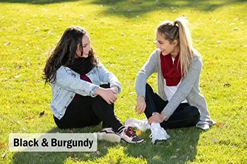 Funky Junque Infinity Scarf for Women – Oversized Chunky Winter Scarf, Colorful Fall Scarves, Soft Sweater Wrap Cozy Style - 6