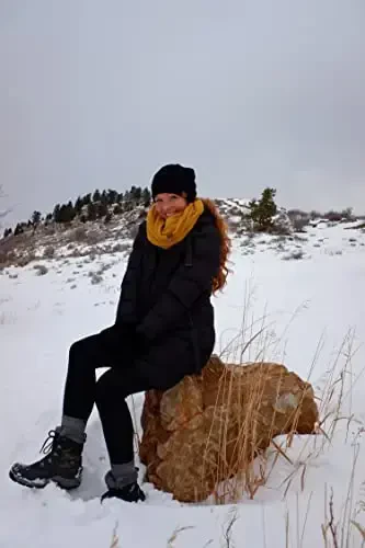 Funky Junque Infinity Scarf Women Winter Cable Knit Circle Wrap - Mother's Day Gift - 4