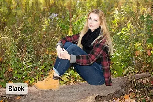 Funky Junque Infinity Sharf Ayollar Qishki Kabel Trikotaj Doira O'rash - Onalar kuni uchun sovg'a - 3