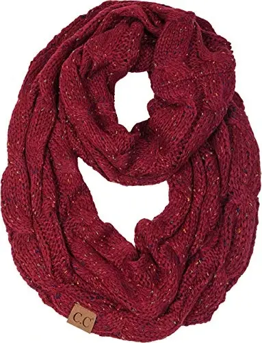 Funky Junque Infinity Scarf for Women – Oversized Chunky Winter Scarf, Colorful Fall Scarves, Soft Sweater Wrap Cozy Style - 1