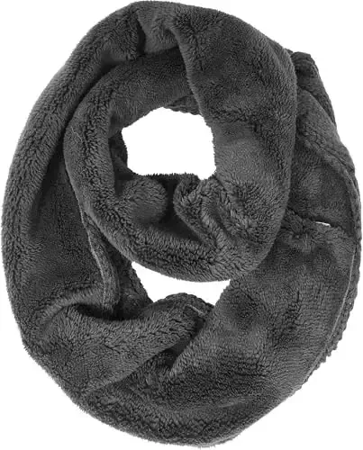 Funky Junque Cozy Ribbed Cable Knit Infinity Scarf Wrap - Mother's Day Gift - for Women - FUNKY