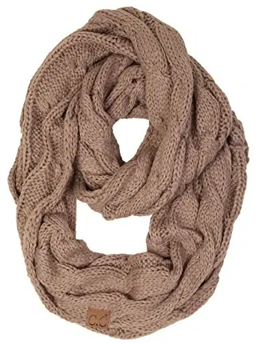 Funky Junque Infinity Scarf for Women – Oversized Chunky Winter Scarf, Colorful Fall Scarves, Soft Sweater Wrap Cozy Style - 1