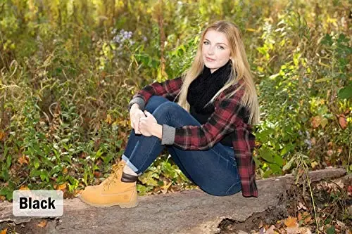 Funky Junque Infinity Scarf Women Winter Cable Knit Circle Wrap - Mother's Day Gift - 2