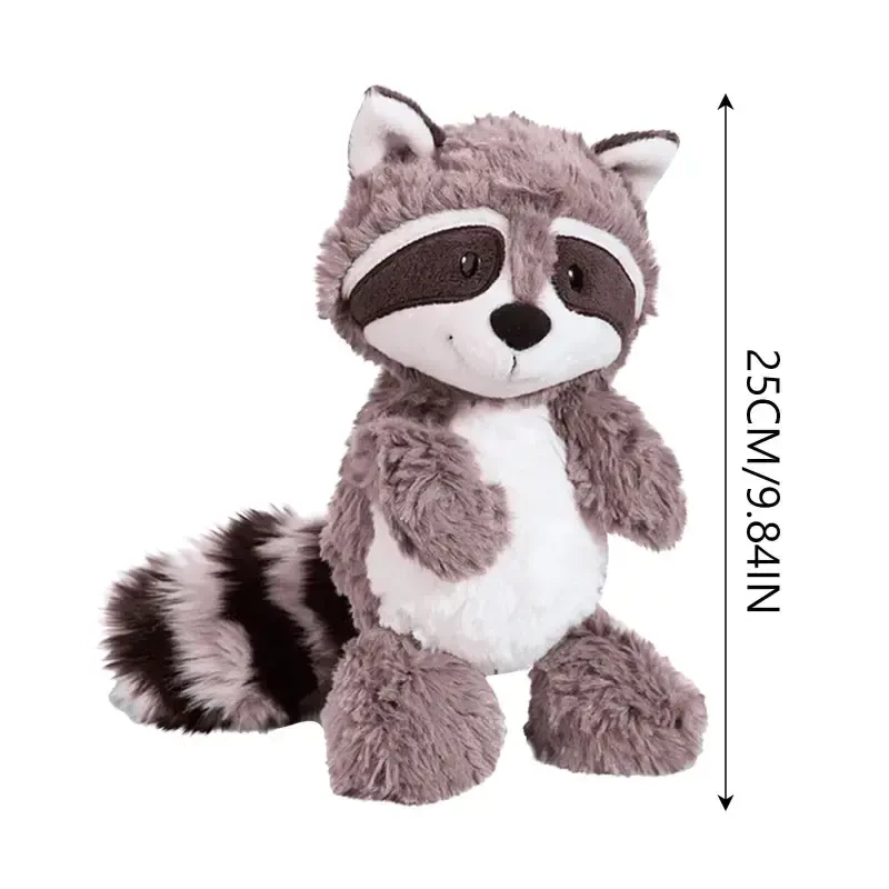 Funny Cute Raccoon Plush Toy Children Present Super Soft Stuffed Animal Doll - 2