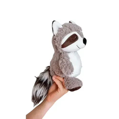 Funny Cute Raccoon Plush Toy Children Present Super Soft Stuffed Animal Doll - 3