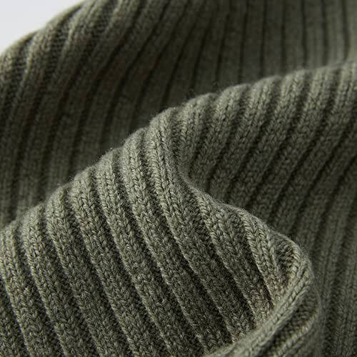 FUQILA 100% Merino Wool Cuff Beanie Hat, Unisex Warm Winter Caps Soft, Breathable & Cozy Stretchy Knitted Cuffed Cap - 2