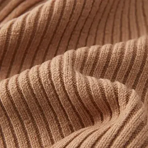 FUQILA 100% Merino Wool Cuff Beanie Hat, Unisex Warm Winter Caps Soft, Breathable & Cozy Stretchy Knitted Cuffed Cap - 2