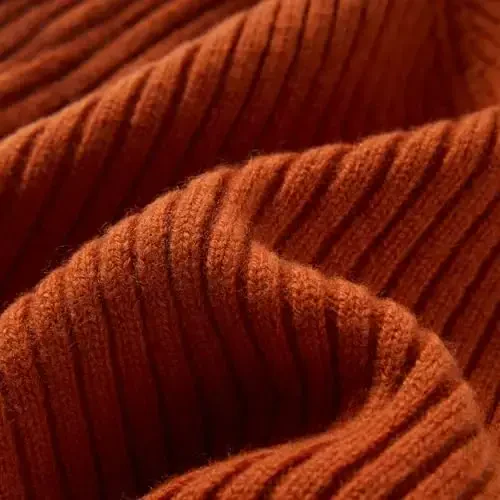 FUQILA 100% Merino Wool Cuff Beanie Hat, Unisex Warm Winter Caps Soft, Breathable & Cozy Stretchy Knitted Cuffed Cap - 2