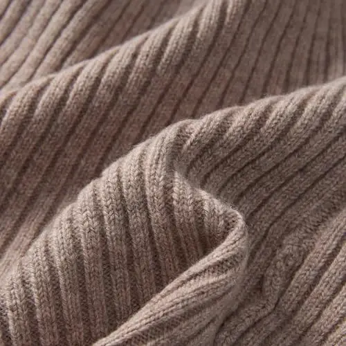 FUQILA 100% Merino Wool Cuff Beanie Hat, Unisex Warm Winter Caps Soft, Breathable & Cozy Stretchy Knitted Cuffed Cap - 2