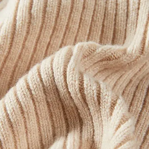 FUQILA 100% Merino Wool Cuff Beanie Hat, Unisex Warm Winter Caps Soft, Breathable & Cozy Stretchy Knitted Cuffed Cap - 2