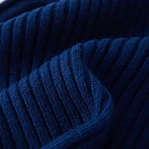 FUQILA 100% Merino Wool Cuff Beanie Hat, Unisex Warm Winter Caps Soft, Breathable & Cozy Stretchy Knitted Cuffed Cap - 2