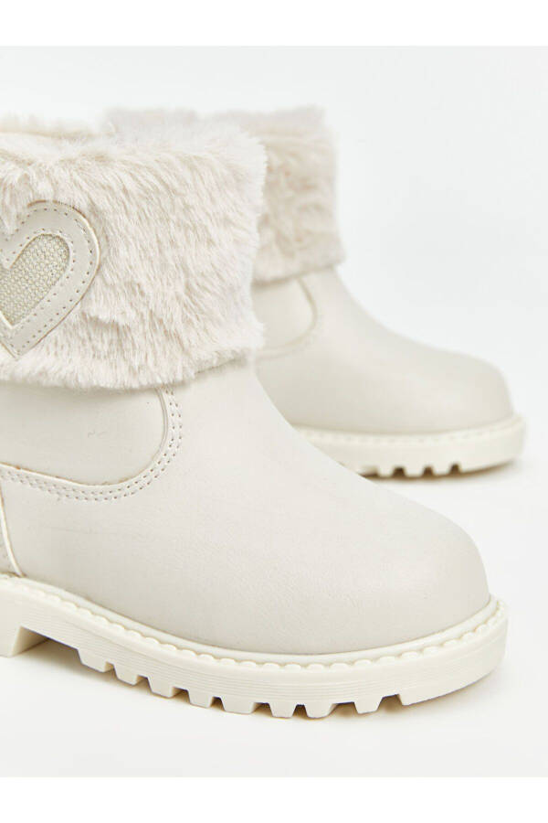 Fur lined baby boots - 6