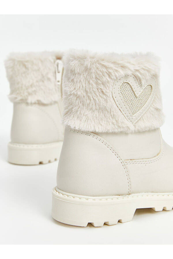 Fur lined baby boots - 7