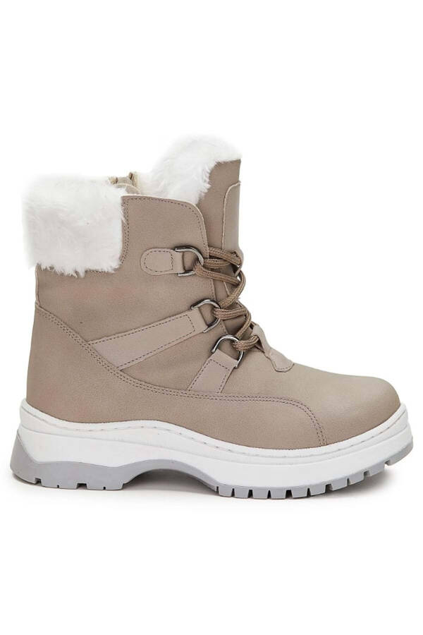 Fur Lined Orthopedic Kids Boots (Grey) - 9