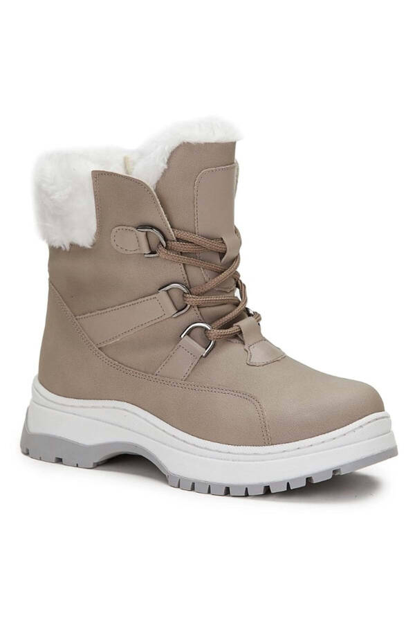 Fur Lined Orthopedic Kids Boots (Grey) - 10