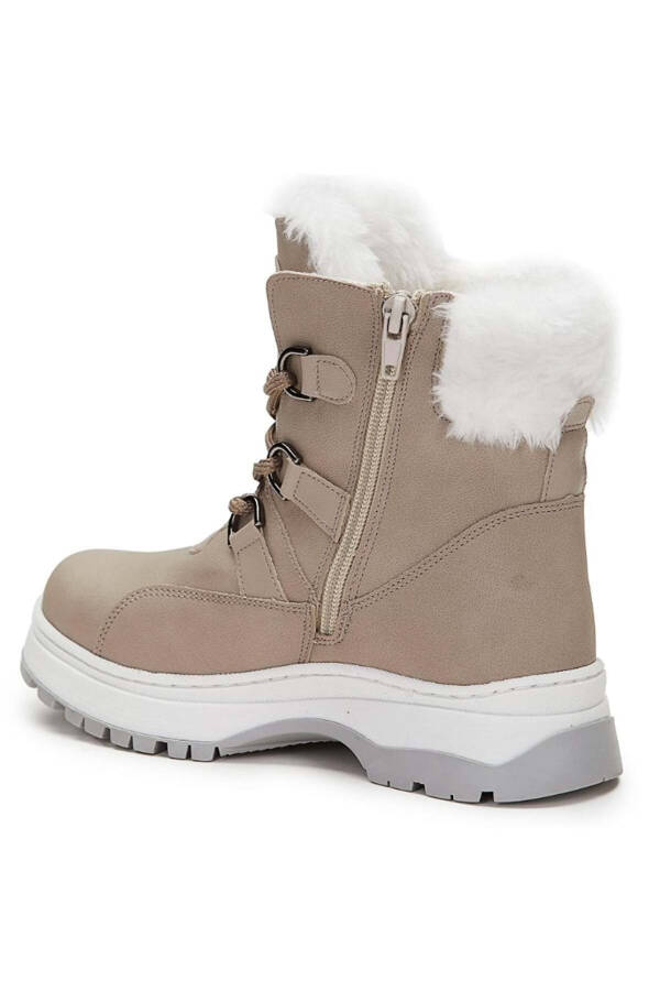 Fur Lined Orthopedic Kids Boots (Grey) - 11