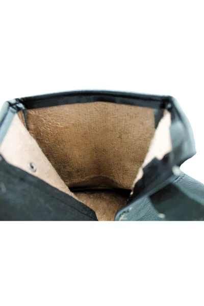 Fur-lined Sheepskin Leather Slippers - MYREAL (1)