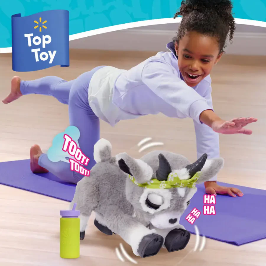 furReal Daisy Yoga Keçisi İnteraktif Oyuncak, 11 inç Gerçekçi Peluş Çocuk Oyuncakları Yaşlar İçin - 2