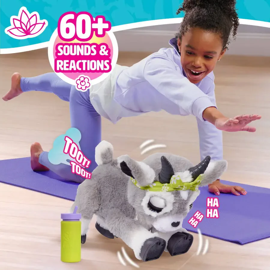 furReal Daisy Yoga Keçisi İnteraktif Oyuncak, 11 inç Gerçekçi Peluş Çocuk Oyuncakları Yaşlar İçin - 3