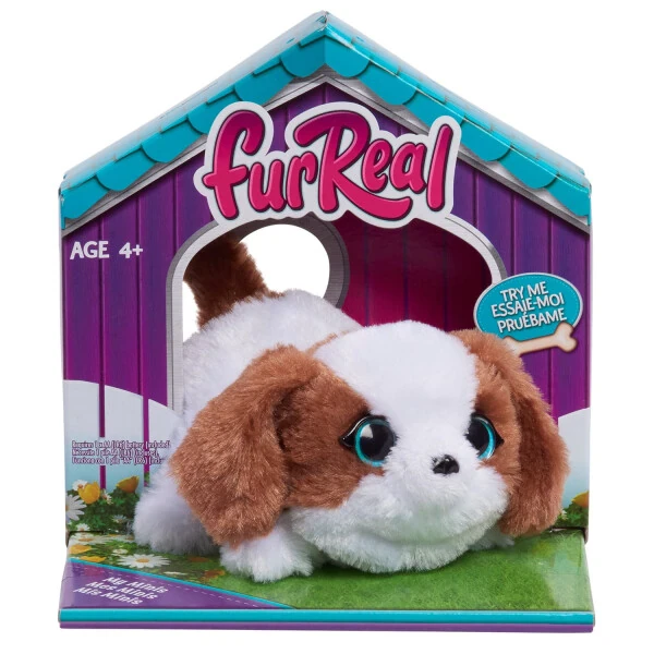 furReal My Minis Puppy Interactive Toy, Small Plush Puppy with Movement, Faux Fur, Kids Toys for Ages 4 up - FURREAL