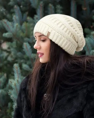FURTALK Ayollar Qishki Trikotaj Beanie Shlyapa Iliq Trikotaj Bosh Suyuq Ski Shapka Ayollar uchun - 4