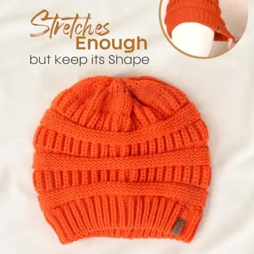 FURTALK Ayollar Qishki Trikotaj Beanie Shlyapa Issiq Trikotaj Bosh Suyagi Chang'i Shapka Ayollar uchun Shlyapalar - 3