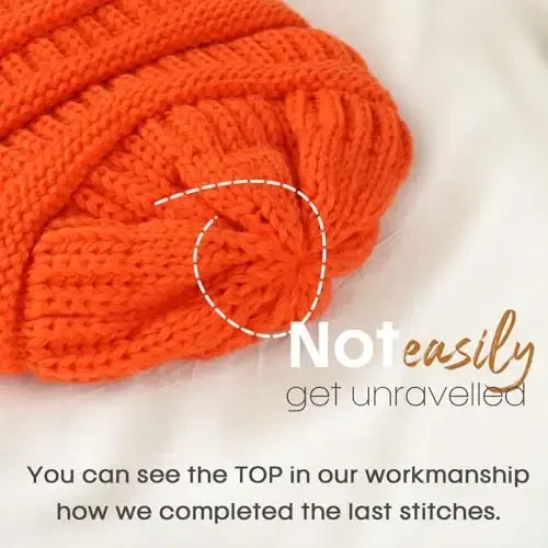 FURTALK Ayollar Qishki Trikotaj Beanie Shlyapa Issiq Trikotaj Bosh Suyagi Chang'i Shapka Ayollar uchun Shlyapalar - 2