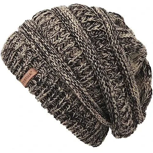 FURTALK Ayollar Qishki Trikotaj Beanie Shlyapa Issiq Trikotaj Bosh Suyagi Chang'i Shapkalari Ayollar uchun 