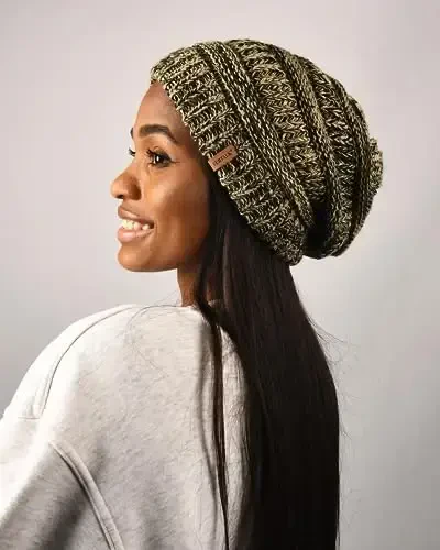 FURTALK Ayollar Qishki Trikotaj Beanie Shlyapa Issiq Trikotaj Bosh Suyagi Chang'i Shapkalari Ayollar uchun - 4