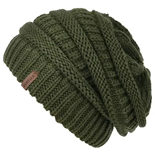 FURTALK Ayollar Qishki Trikotaj Beanie Shlyapa Issiq Trikotaj Bosh Suyagi Ski Shapka Ayollar uchun Shlyapalar 