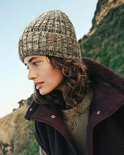 FURTALK Ayollar uchun qishki shlyapalar Fleece bilan qoplangan Beanie trikotaj katta hajmli ayollar qor shapkasi - 6