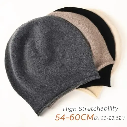 FURTALK Ayollar uchun Slouchy Beanies Qishki Shlyapalar Yumshoq Issiq Beanie Shlyapa Ayollar Trikotaj Bosh Shlyapalari - 3