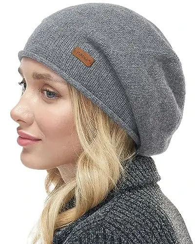 FURTALK Ayollar uchun Slouchy Beanies Qishki Shlyapalar Yumshoq Issiq Beanie Shlyapa Ayollar Trikotaj Bosh Suyagi Beanie - 1