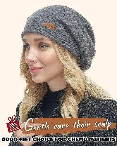 FURTALK Ayollar uchun Slouchy Beanies Qishki Shlyapalar Yumshoq Issiq Beanie Shlyapa Ayollar Trikotaj Bosh Suyagi Beanie - 4