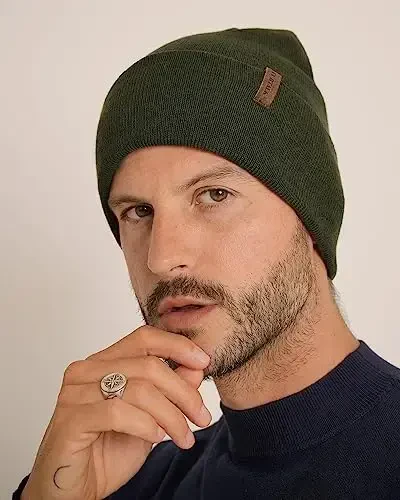 FURTALK Beanie for Men Women Cuffed Thick Knitted Unisex Winter Hat Beanies Skull Cap - 4