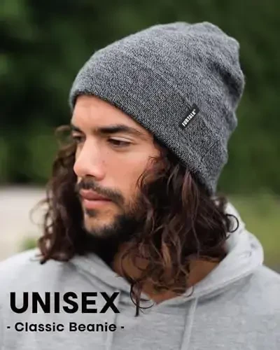 FURTALK Beanie Hat for Men Women Winter Hats for Women Men Soft Warm Unisex Cuffed Beanie Knitted Skull Cap - 5